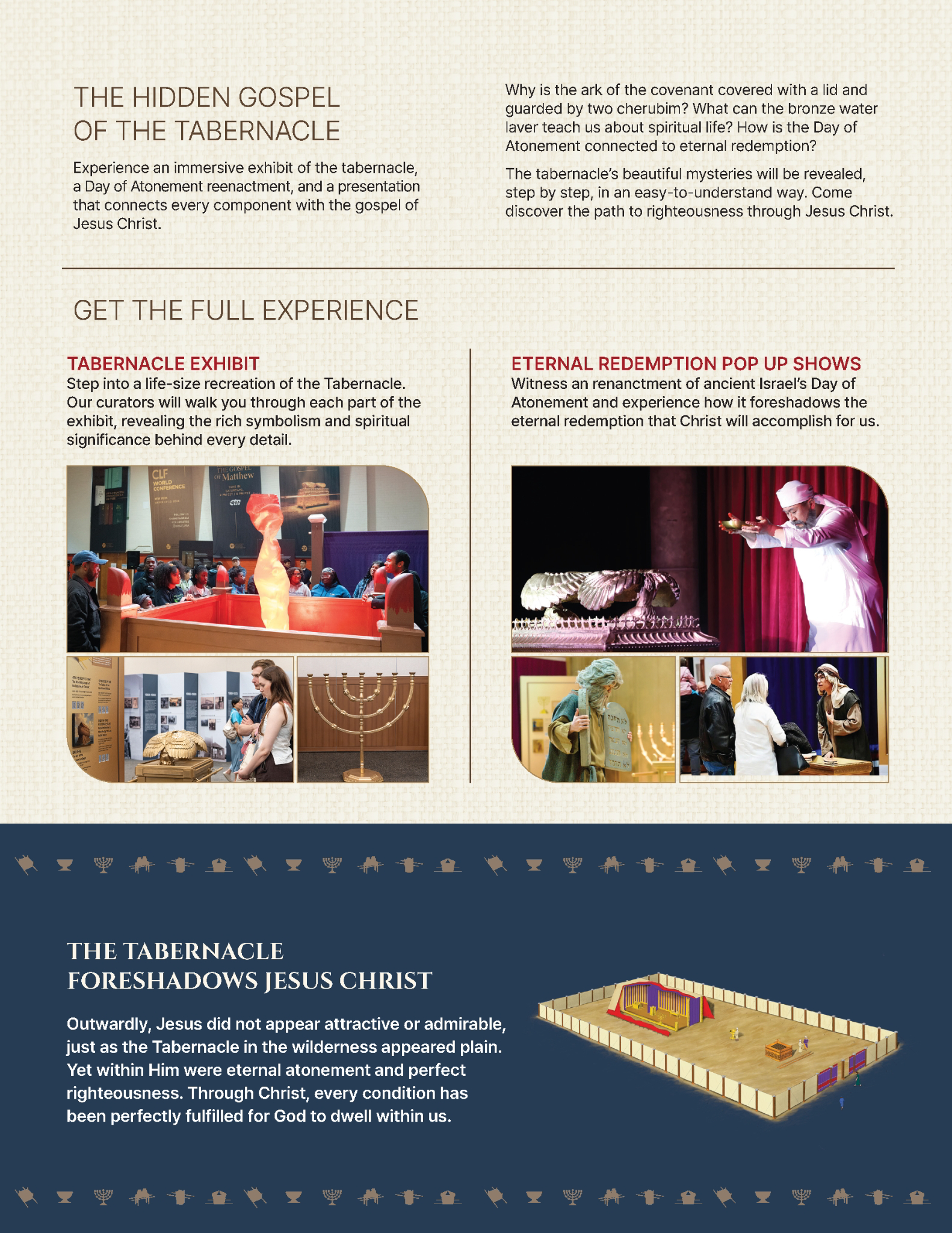 The Hidden Gospel of the Tabernacle Flyer Full Resolution