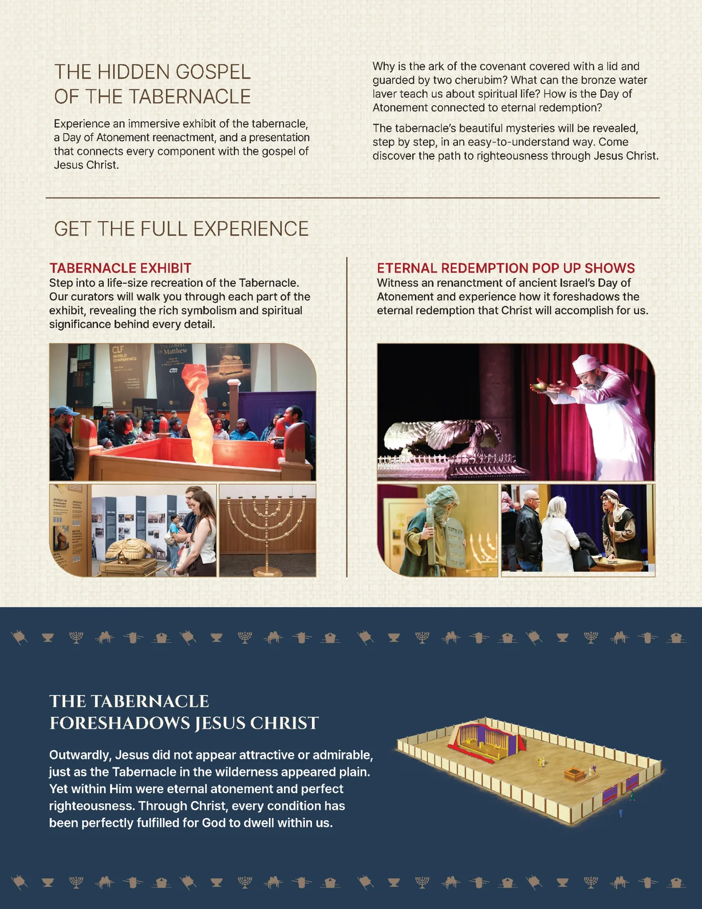 The Hidden Gospel of the Tabernacle Flyer Full Resolution